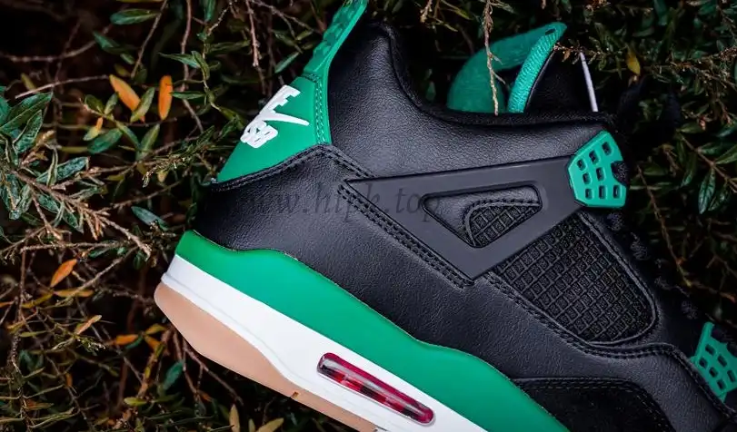 PK GOD Jordan 4 Retro SB Black Green RETAIL MATERIALS READY TO SHIP