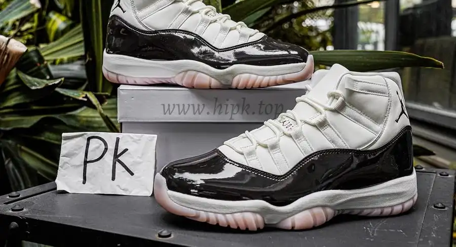 PK GOD Jordan Air Jordan 11 Retro White Black RETAIL MATERIALS READY TO SHIP