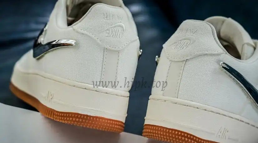 PK GOD Nike Air Force 1 Low Travis Scott Sail RETAIL MATERIALS READY TO SHIP