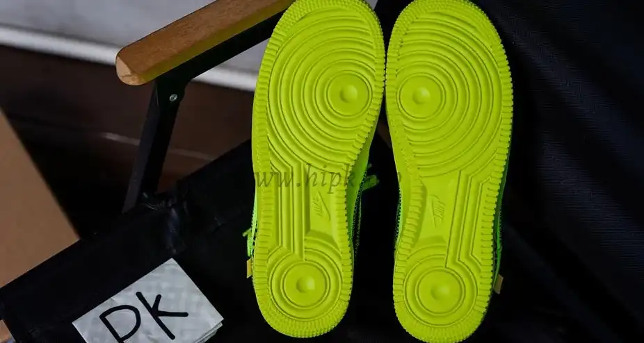 PK God OFF-WHITE x Nike Air Force 1 Volt OW AF1 Lemon Yellow AO4606-700 Ready to ship