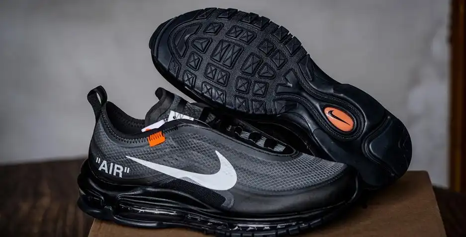 PK GOD Nike Air Max 97 Off-White Black RETAIL MATERIALS READY TO SHIP