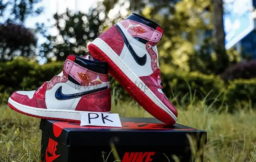 PK 4.0 Jordan 1 Retro High OGSpider-Man Across the Spider-Verse RETAIL MATERIALS READY TO SHIP