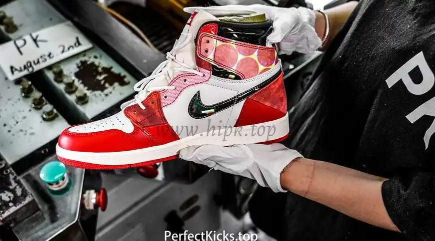 PK 4.0 Jordan 1 Retro High OGSpider-Man Across the Spider-Verse RETAIL MATERIALS READY TO SHIP