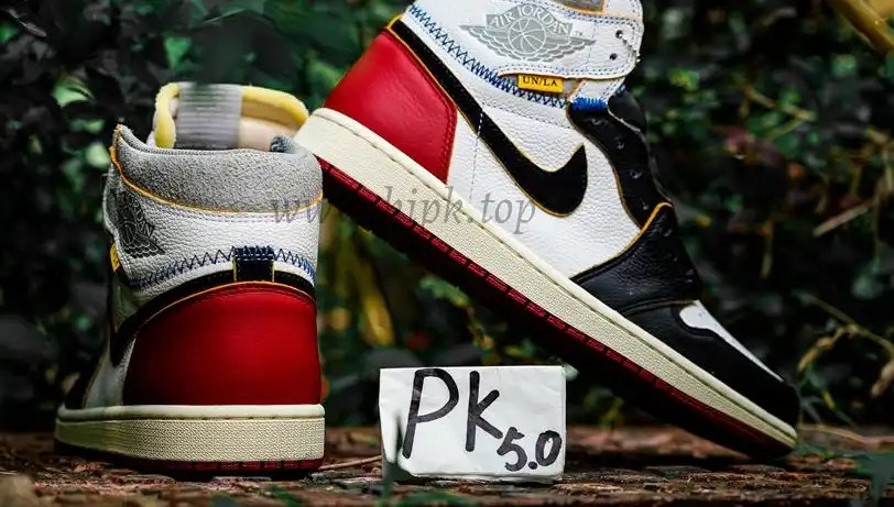 PK 5.0 Jordan 1 Retro High Union Los Angeles Black Toe RETAIL MATERIALS READY TO SHIP