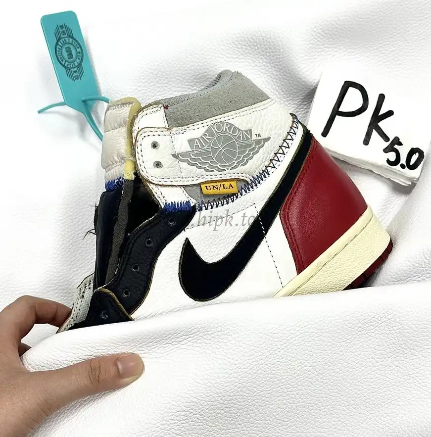 PK 5.0 Jordan 1 Retro High Union Los Angeles Black Toe RETAIL MATERIALS READY TO SHIP