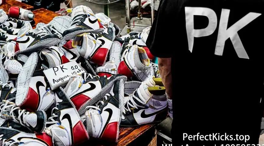 PK 5.0 Jordan 1 Retro High Union Los Angeles Black Toe RETAIL MATERIALS READY TO SHIP