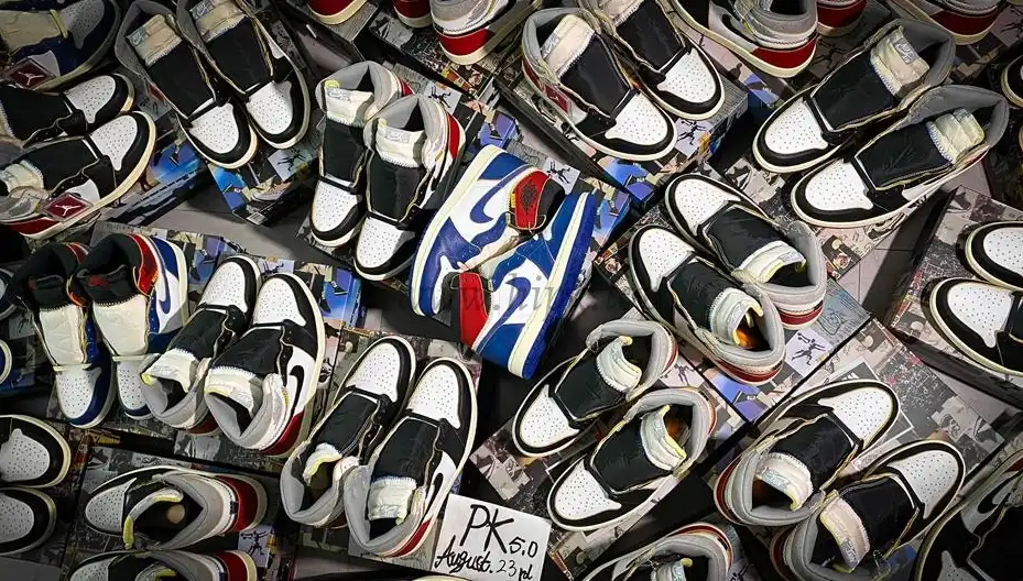 PK 5.0 Jordan 1 Retro High Union Los Angeles Black Toe RETAIL MATERIALS READY TO SHIP