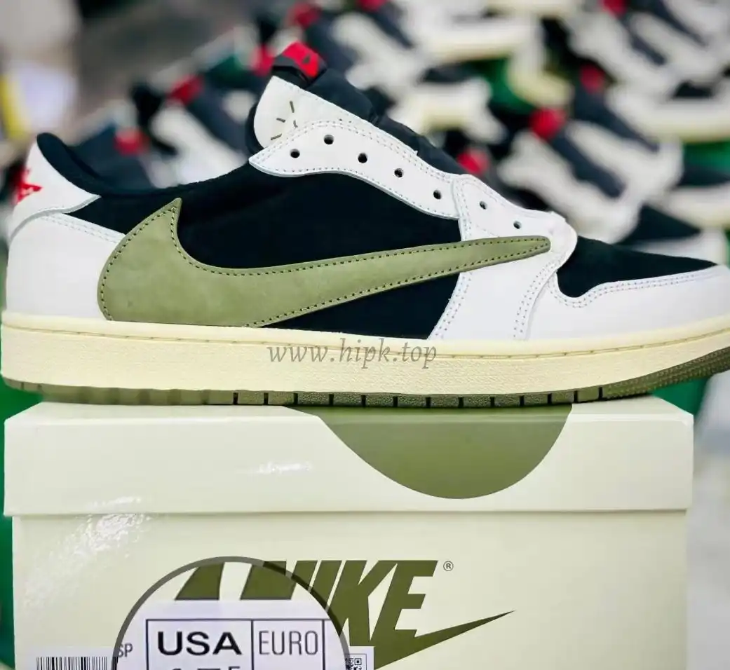 PK 4.0 Jordan 1 Retro Low OG SP Travis Scott 4.0 Olive RETAIL MATERIALS READY TO SHIP