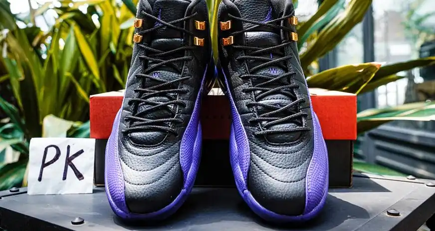 PK GOD Jordan 12 Retro Field Purple RETAIL MATERIALS READY TO SHIP