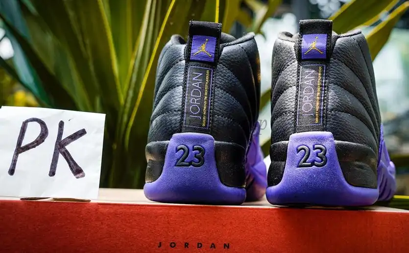 PK GOD Jordan 12 Retro Field Purple RETAIL MATERIALS READY TO SHIP