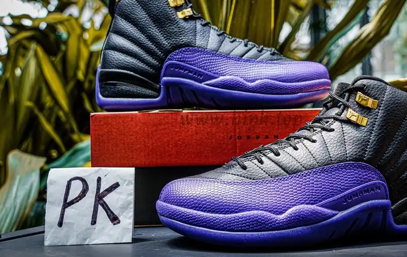 PK GOD Jordan 12 Retro Field Purple RETAIL MATERIALS READY TO SHIP