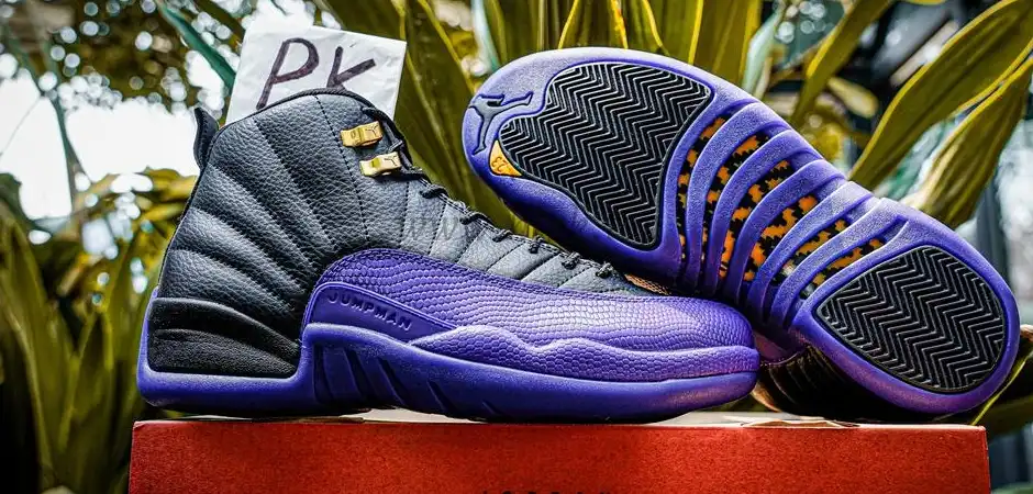 PK GOD Jordan 12 Retro Field Purple RETAIL MATERIALS READY TO SHIP