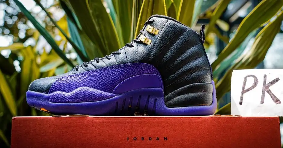 PK GOD Jordan 12 Retro Field Purple RETAIL MATERIALS READY TO SHIP