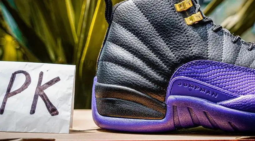 PK GOD Jordan 12 Retro Field Purple RETAIL MATERIALS READY TO SHIP