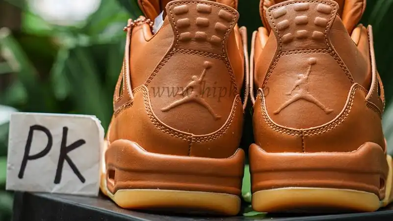 PK GOD Jordan 4 Retro Ginger Wheat RETAIL MATERIALS READY TO SHIP