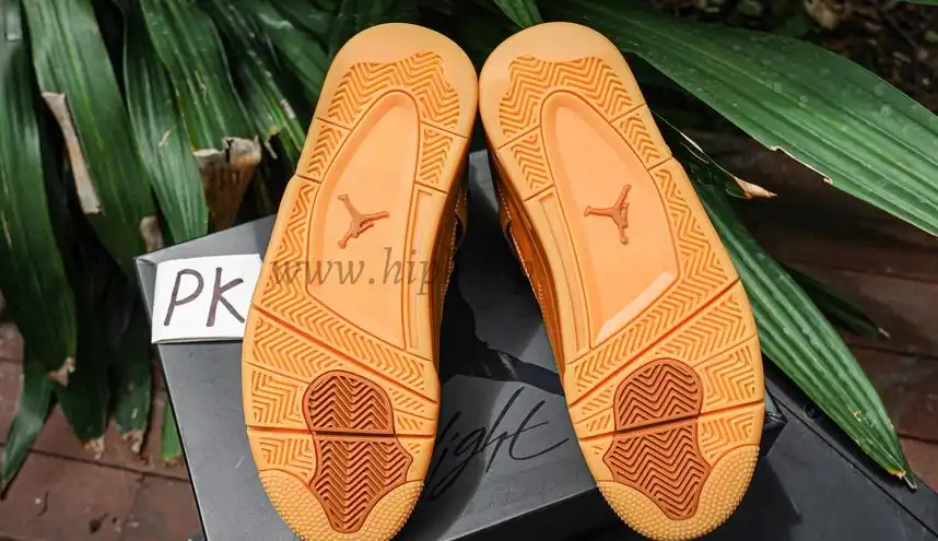 PK GOD Jordan 4 Retro Ginger Wheat RETAIL MATERIALS READY TO SHIP