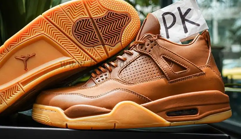 PK GOD Jordan 4 Retro Ginger Wheat RETAIL MATERIALS READY TO SHIP