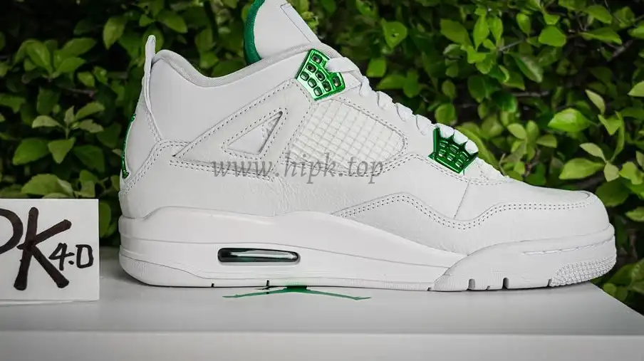 PK GOD Jordan 4 Retro Metallic Green RETAIL MATERIALS READY TO SHIP