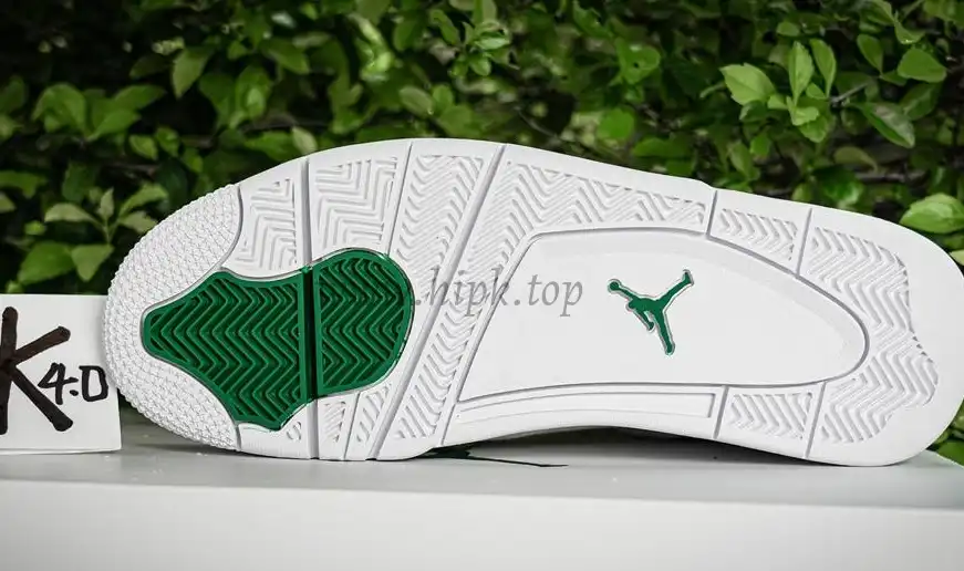 PK GOD Jordan 4 Retro Metallic Green RETAIL MATERIALS READY TO SHIP