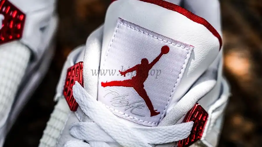 PK GOD Jordan 4 Retro Metallic Red RETAIL MATERIALS READY TO SHIP