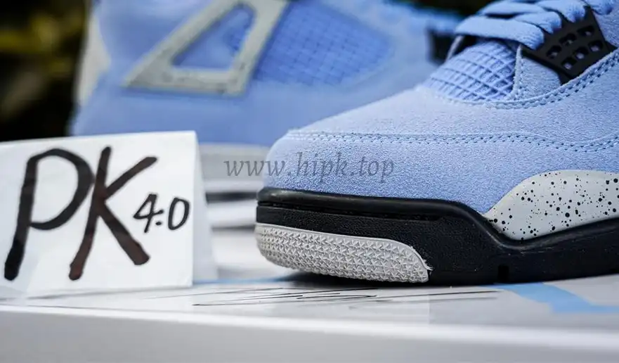 PK GOD Jordan 4 Retro University Blue RETAIL MATERIALS READY TO SHIP