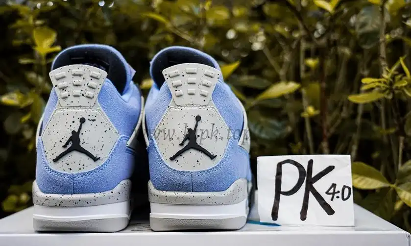 PK GOD Jordan 4 Retro University Blue RETAIL MATERIALS READY TO SHIP