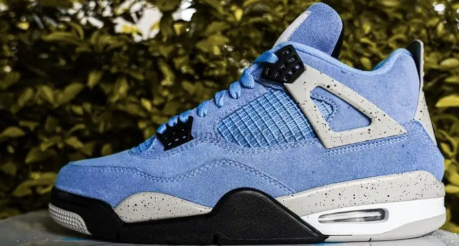 PK GOD Jordan 4 Retro University Blue RETAIL MATERIALS READY TO SHIP