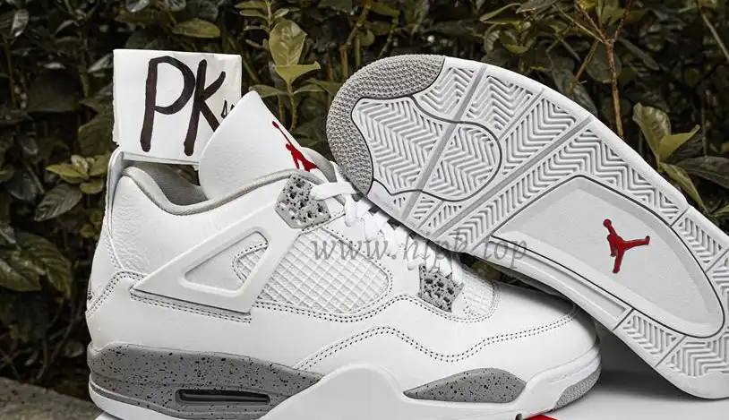 PK GOD Jordan 4 Retro White Oreo RETAIL MATERIALS READY TO SHIP