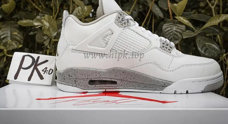 PK GOD Jordan 4 Retro White Oreo RETAIL MATERIALS READY TO SHIP