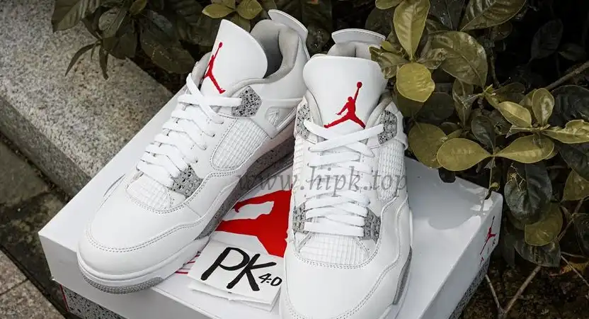 PK GOD Jordan 4 Retro White Oreo RETAIL MATERIALS READY TO SHIP