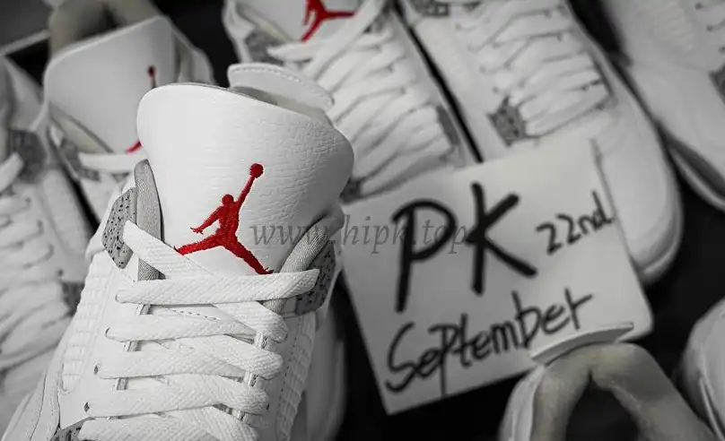 PK GOD Jordan 4 Retro White Oreo RETAIL MATERIALS READY TO SHIP