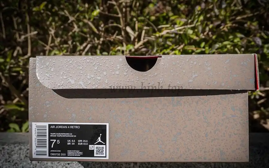 PK god Jordan 4 RetroTaupe Haze RETAIL MATERIALS READY TO SHIP