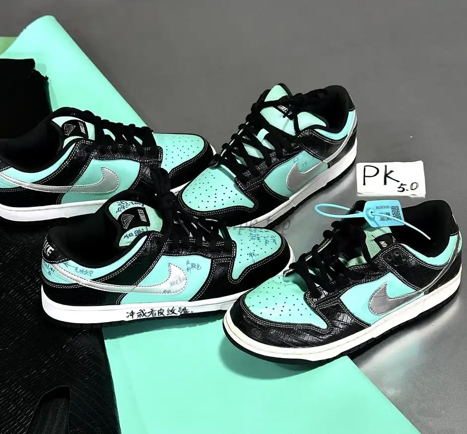 PK5.0 Nike SB Dunk Low Diamond Supply Co Aqua Blue RETAIL MATERIALS READY TO SHIP