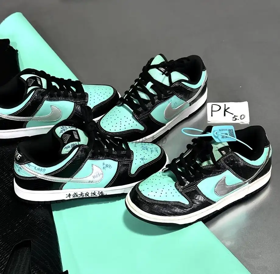 PK5.0 Nike SB Dunk Low Diamond Supply Co Aqua Blue RETAIL MATERIALS READY TO SHIP