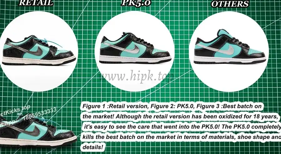 PK5.0 Nike SB Dunk Low Diamond Supply Co Aqua Blue RETAIL MATERIALS READY TO SHIP