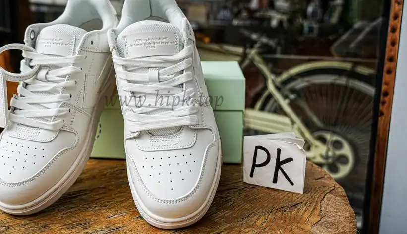 PK GOD OFF-WHITE Out Of Office Low White RETAIL MATERIALS READY TO SHIP