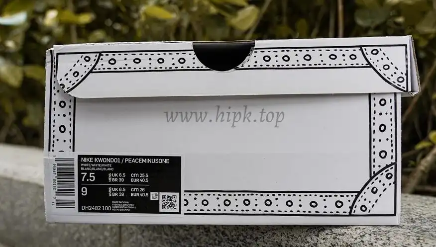 PK GOD Nike Kwondo 1 G-Dragon Peaceminusone Triple White RETAIL MATERIALS READY TO SHIP