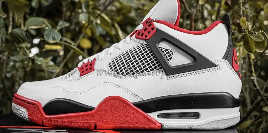 PK God Air Jordan 4 Fire Red retail materials ready to ship