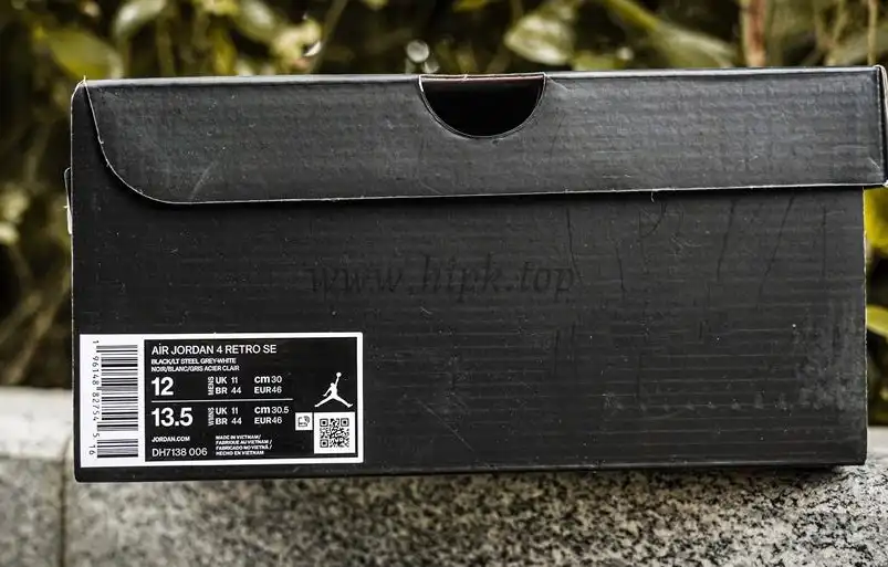 PK GOD Jordan 4 Retro SE Black Canvas RETAIL MATERIALS READY TO SHIP