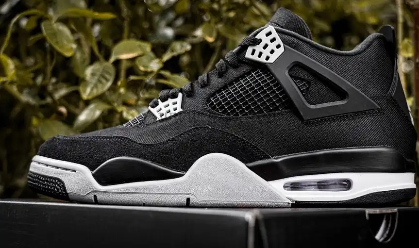 PK GOD Jordan 4 Retro SE Black Canvas RETAIL MATERIALS READY TO SHIP