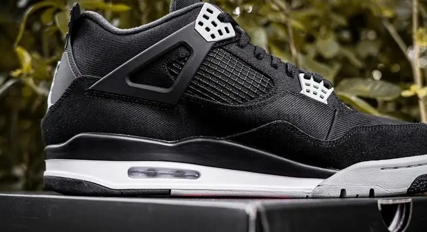 PK GOD Jordan 4 Retro SE Black Canvas RETAIL MATERIALS READY TO SHIP