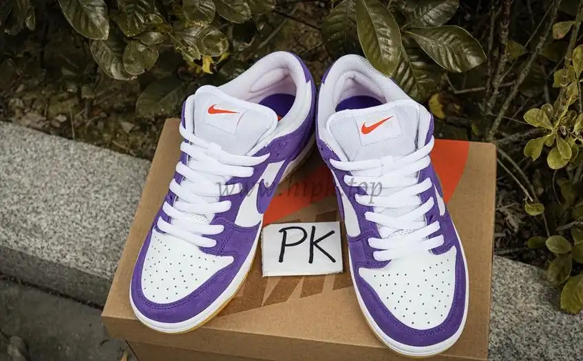 PK GOD Nike Dunk Low Pro ISO Orange Label Court Purple RETAIL MATERIALS READY TO SHIP