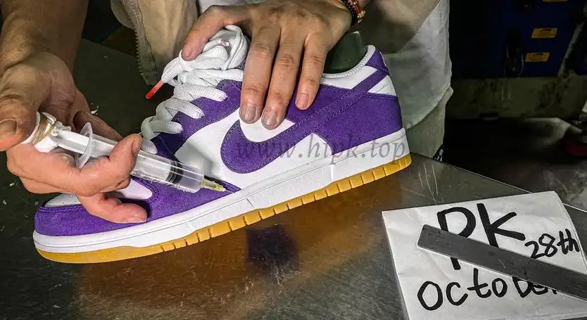 PK GOD Nike Dunk Low Pro ISO Orange Label Court Purple RETAIL MATERIALS READY TO SHIP