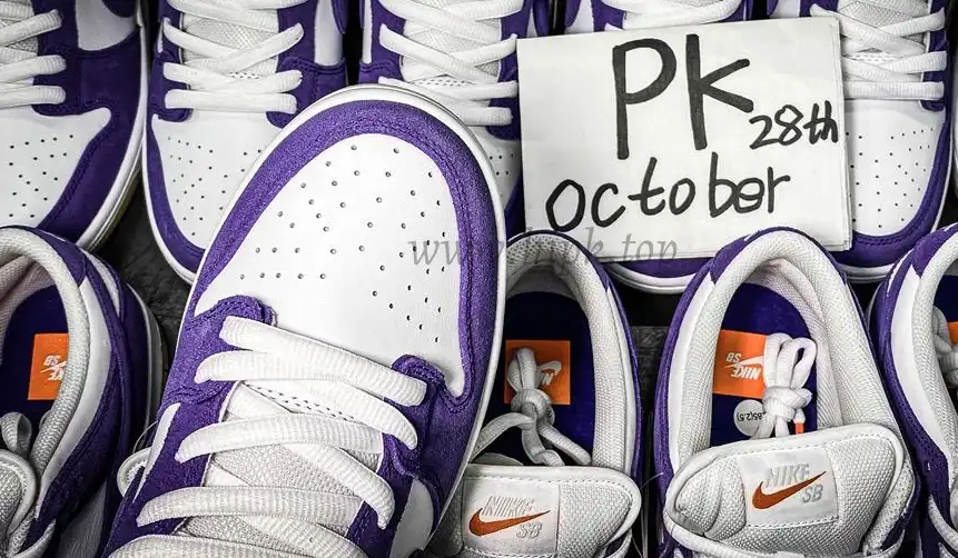 PK GOD Nike Dunk Low Pro ISO Orange Label Court Purple RETAIL MATERIALS READY TO SHIP