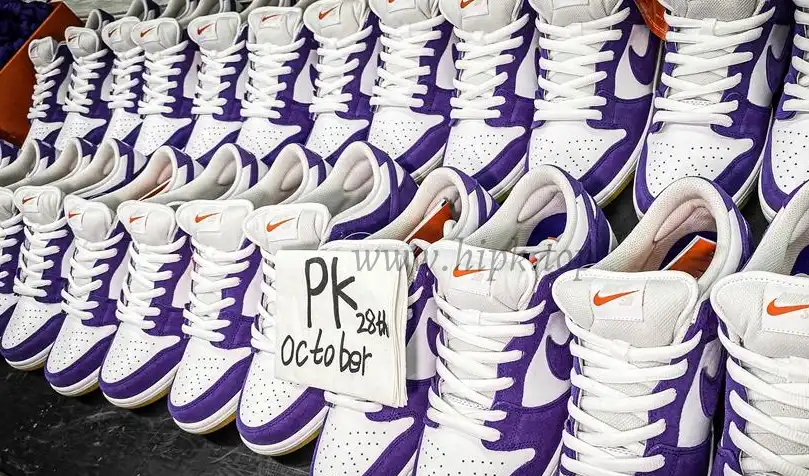 PK GOD Nike Dunk Low Pro ISO Orange Label Court Purple RETAIL MATERIALS READY TO SHIP