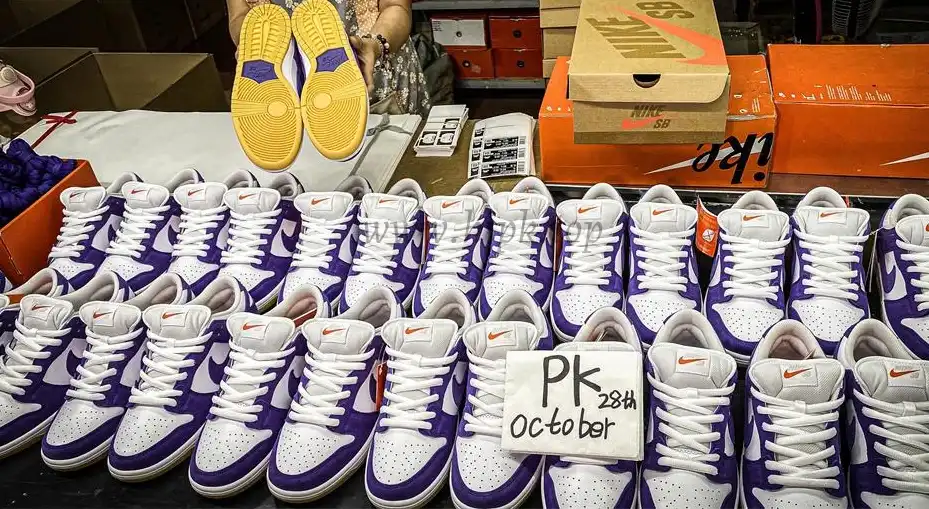 PK GOD Nike Dunk Low Pro ISO Orange Label Court Purple RETAIL MATERIALS READY TO SHIP