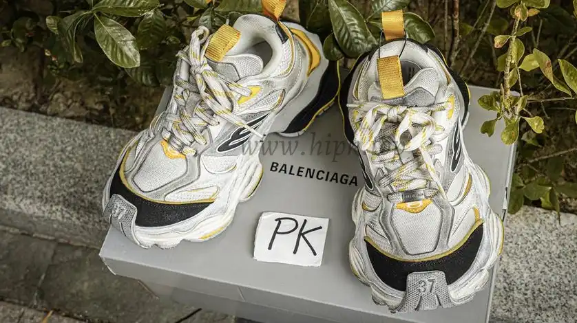 PK GOD Balenciaga Cargo Sneaker Grey Black Yellow MATERIALS READY TO SHIP