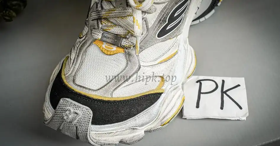 PK GOD Balenciaga Cargo Sneaker Grey Black Yellow MATERIALS READY TO SHIP