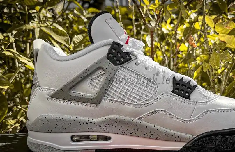 PK GOD Jordan 4 Retro White Cement RETAIL MATERIALS READY TO SHIP