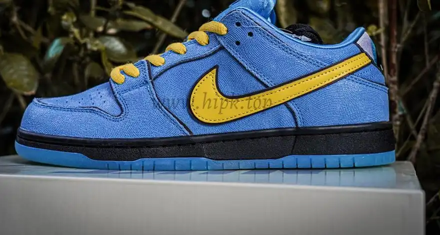 PK GOD The Powerpuff Girls x Nike Dunk SB Low Light Blue RETAIL MATERIALS READY TO SHIP